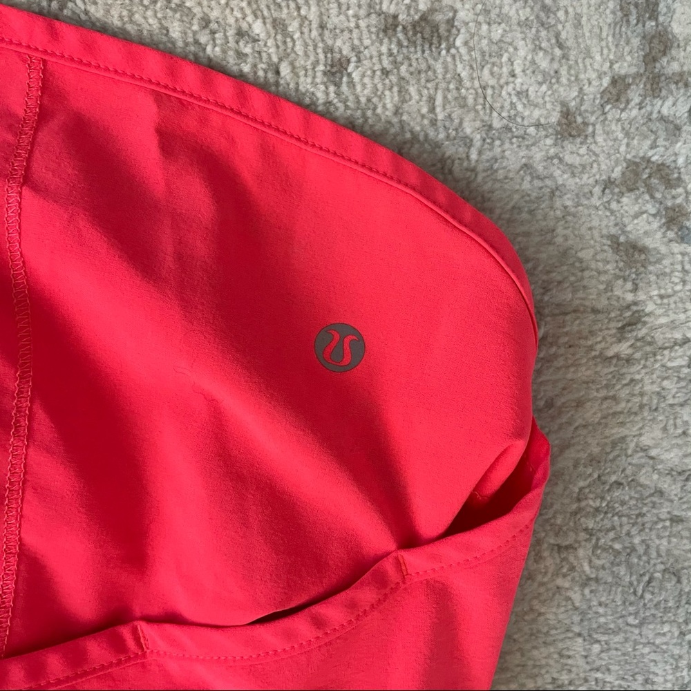 Pink Lulu running shorts